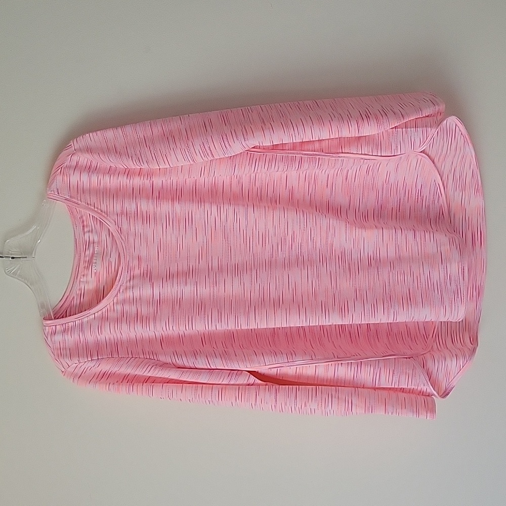 Joe Fresh Women's Active Workout Pink Long Sleeve Top- Size 1X